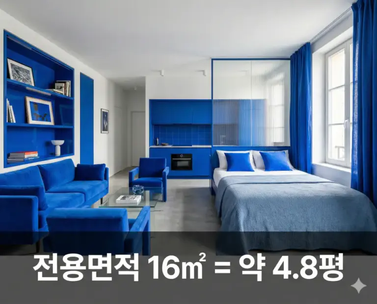 electric blue banner 16m2 pyeong