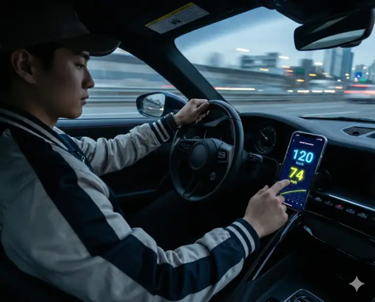 korean driver high speed check