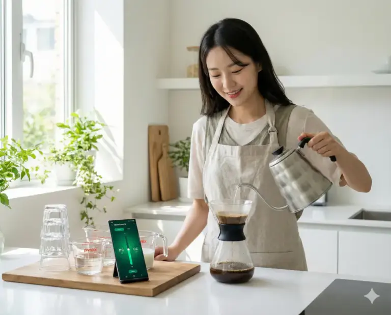 korean home cafe volume conversion