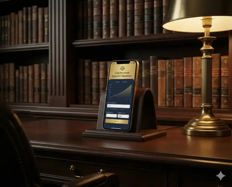 legal late interest calculator law office