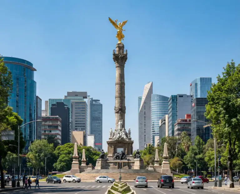 mexico city angel of independence current time