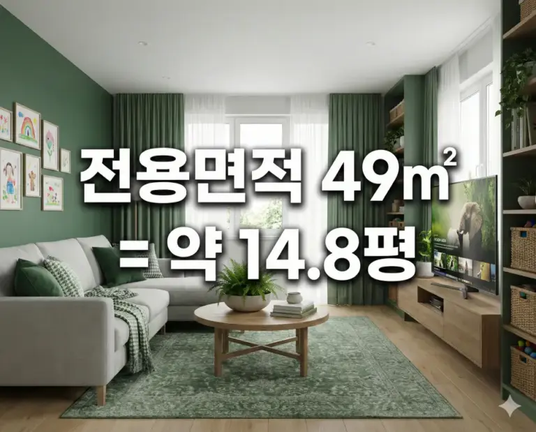 modern apartment living room 49m2 pyeong