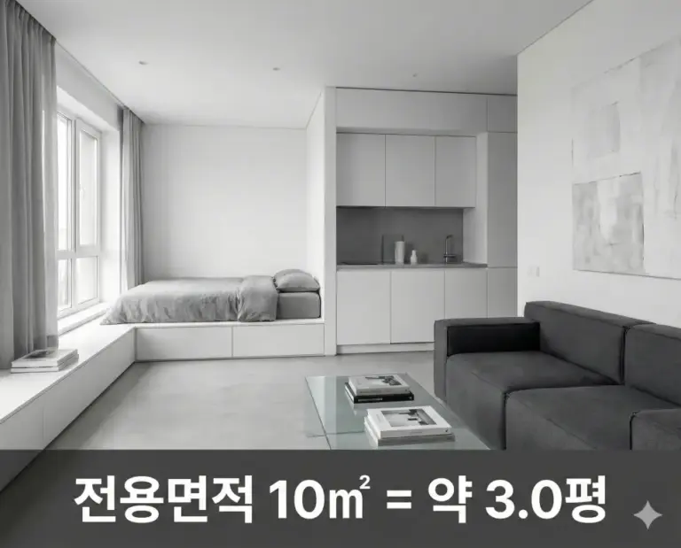 modern white banner 10m2 pyeong