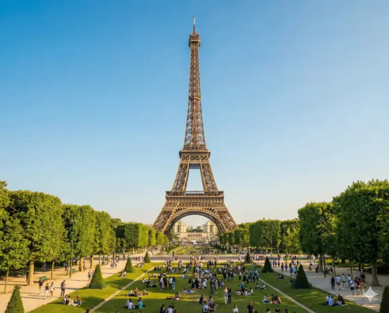 paris france eiffel tower landmark time