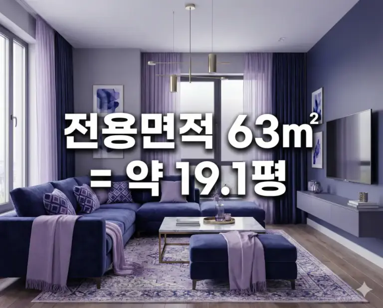 smart apartment living room 63m2 pyeong
