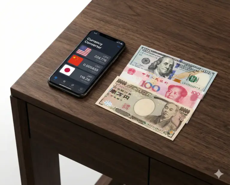 usa china japan currency exchange rate calculator