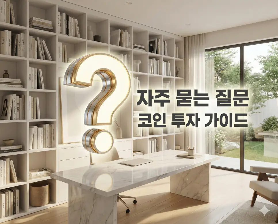 업비트와 바이낸스 수수료 차이, 가상자산 물타기 계산법 등 코인 투자자들이 자주 묻는 질문을 정리한 코인 수익률 계산기 FAQ 섹션