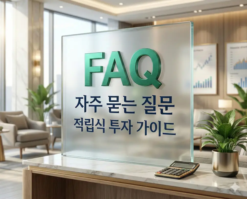 적립식 복리 계산기 - 매월 투자로 만드는 복리의 마법과 자산 설계 4 적립식 복리와 거치식의 차이점, 세전 이자 계산법 등 투자자들이 가장 궁금해하는 질문을 정리한 FAQ 섹션